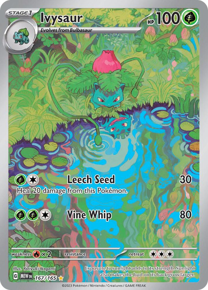 2023 Pokemon SV: Scarlet & Violet 151 Ivysaur - 167/165 Illustration Rare