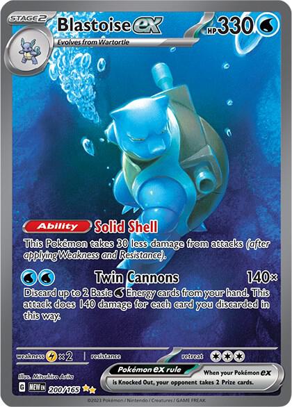 2023 Pokemon SV: Scarlet & Violet 151 Blastoise ex - 200/165 SIR