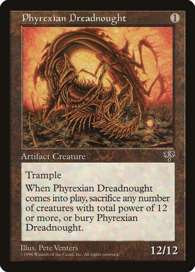 MTG Mirage Phyrexian Dreadnought R MP