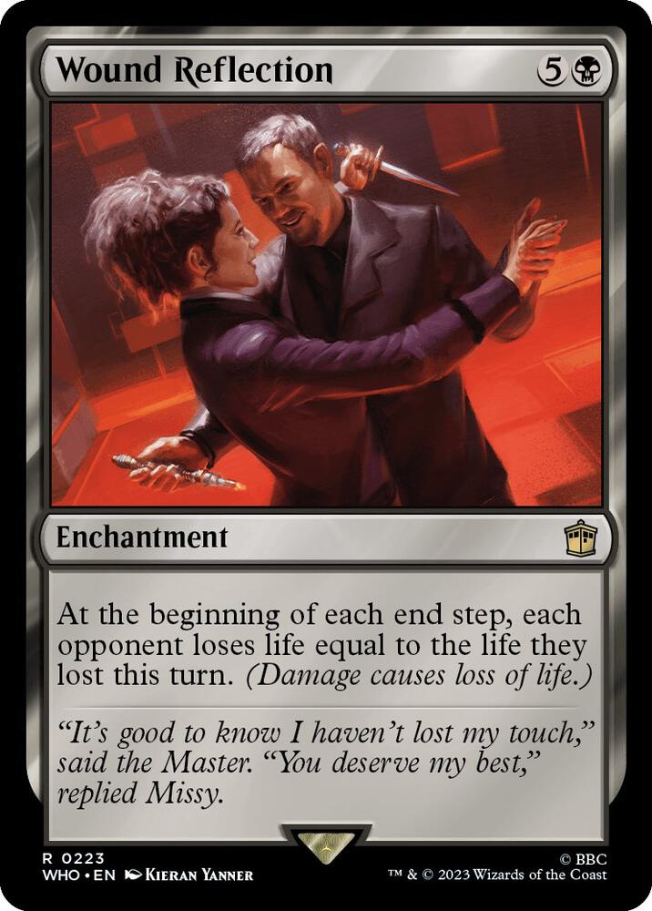 MTG Universes Beyond: Doctor Who 223 Wound Reflection R NM
