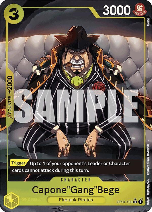 Capone"Gang"Bege OP04-100 (Premium Booster -The Best-)  - Alternate Art Foil