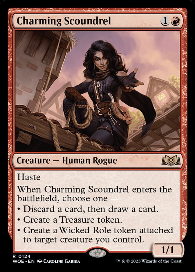 Charming Scoundrel 124/276 (Wilds of Eldraine)  - Foil