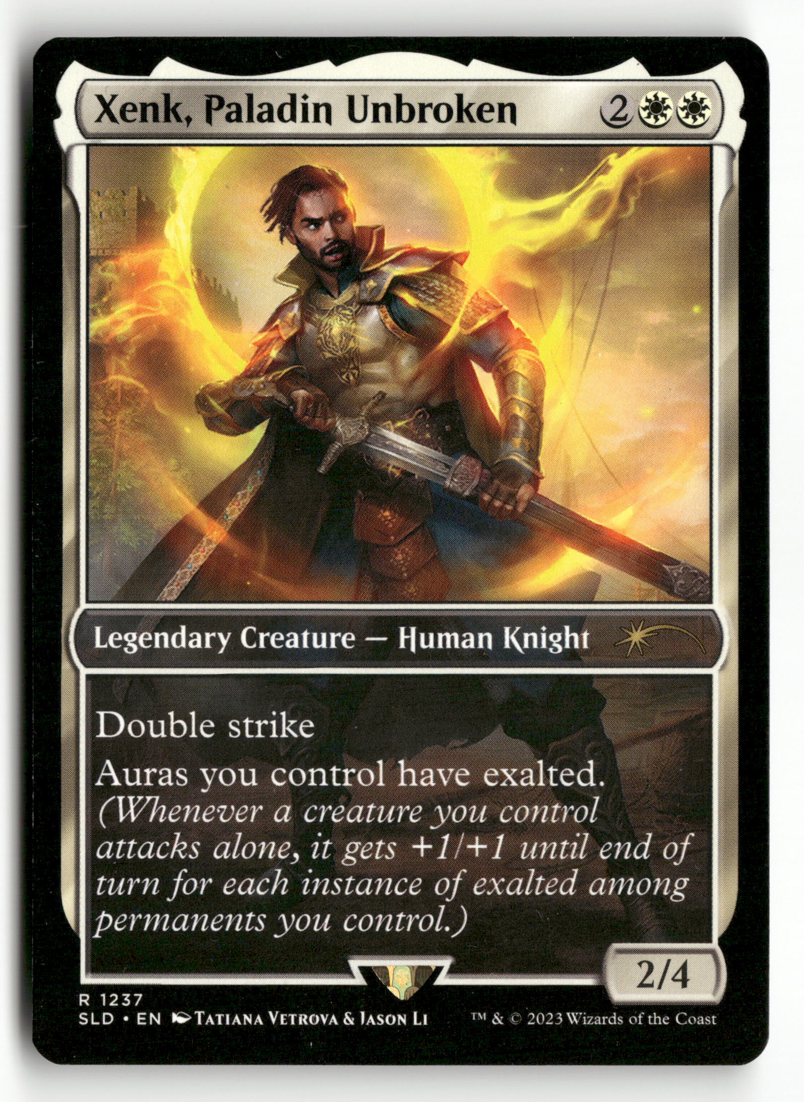 MTG Secret Lair Drop Series 1237 Xenk, Paladin Unbroken R NM