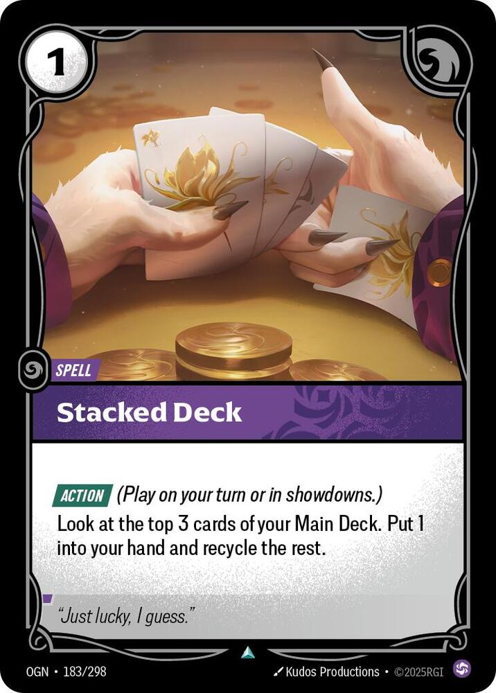 Stacked Deck 183/298 (Origins)  - Foil