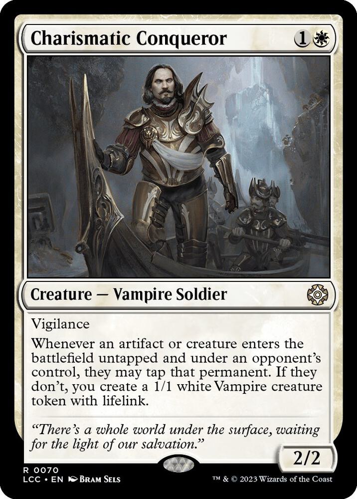MTG Commander: The Lost Caverns of Ixalan 70 Charismatic Conqueror R NM