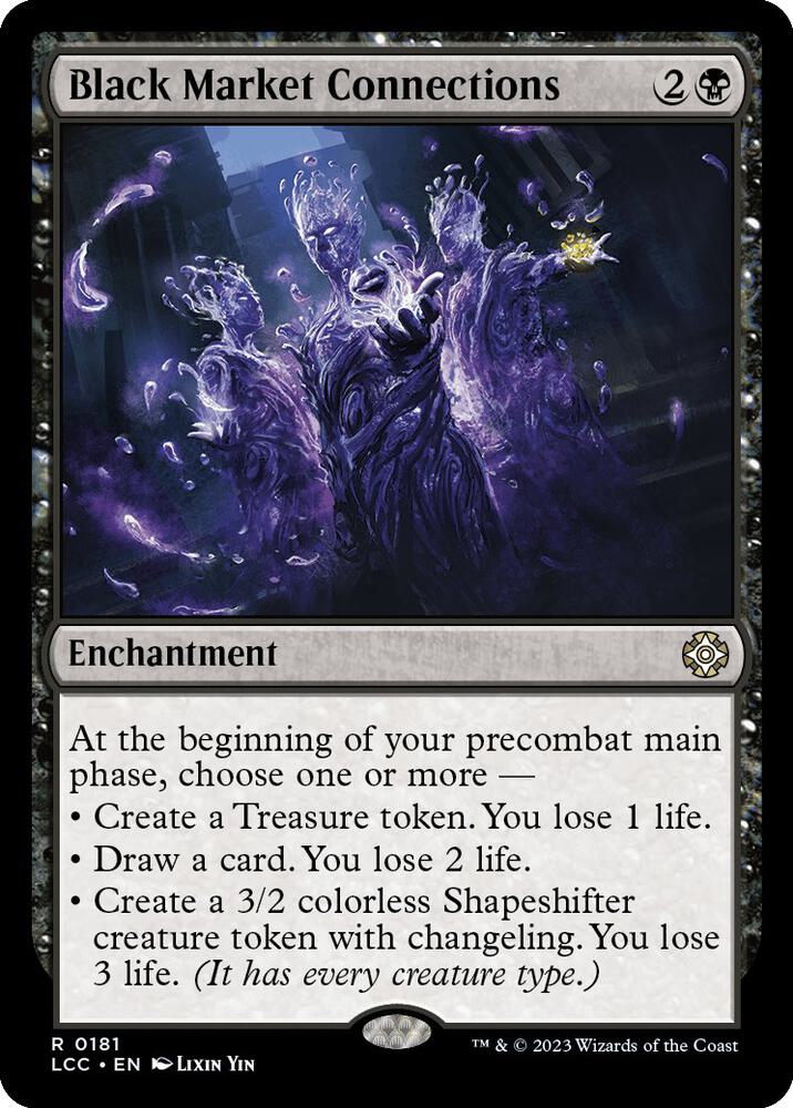 MTG Commander: The Lost Caverns of Ixalan 181 Black Market Connections R NM
