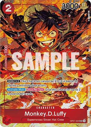 Monkey.D.Luffy OP01-024 (Romance Dawn)  - Alternate Art Foil