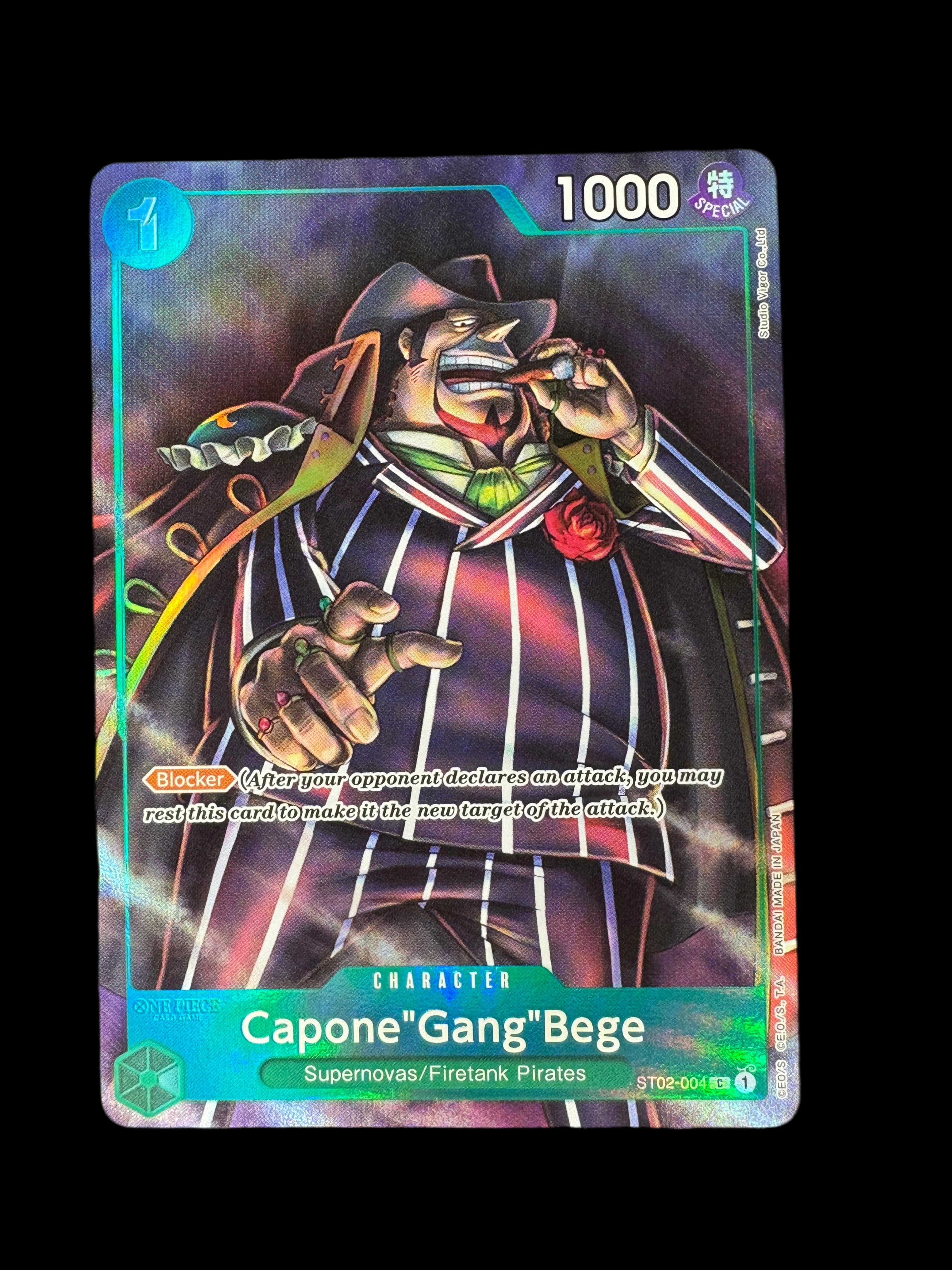 One Piece TCG ST02-004 Capone Gang Bege Premium Card Collection Vol. One Piece TCG ST02-004 Capone Gang Bege Premium Card Collection Vol.