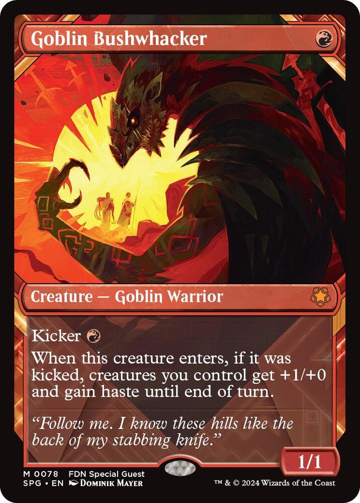 Goblin Bushwhacker 78/0 (Special Guests)  - Showcase