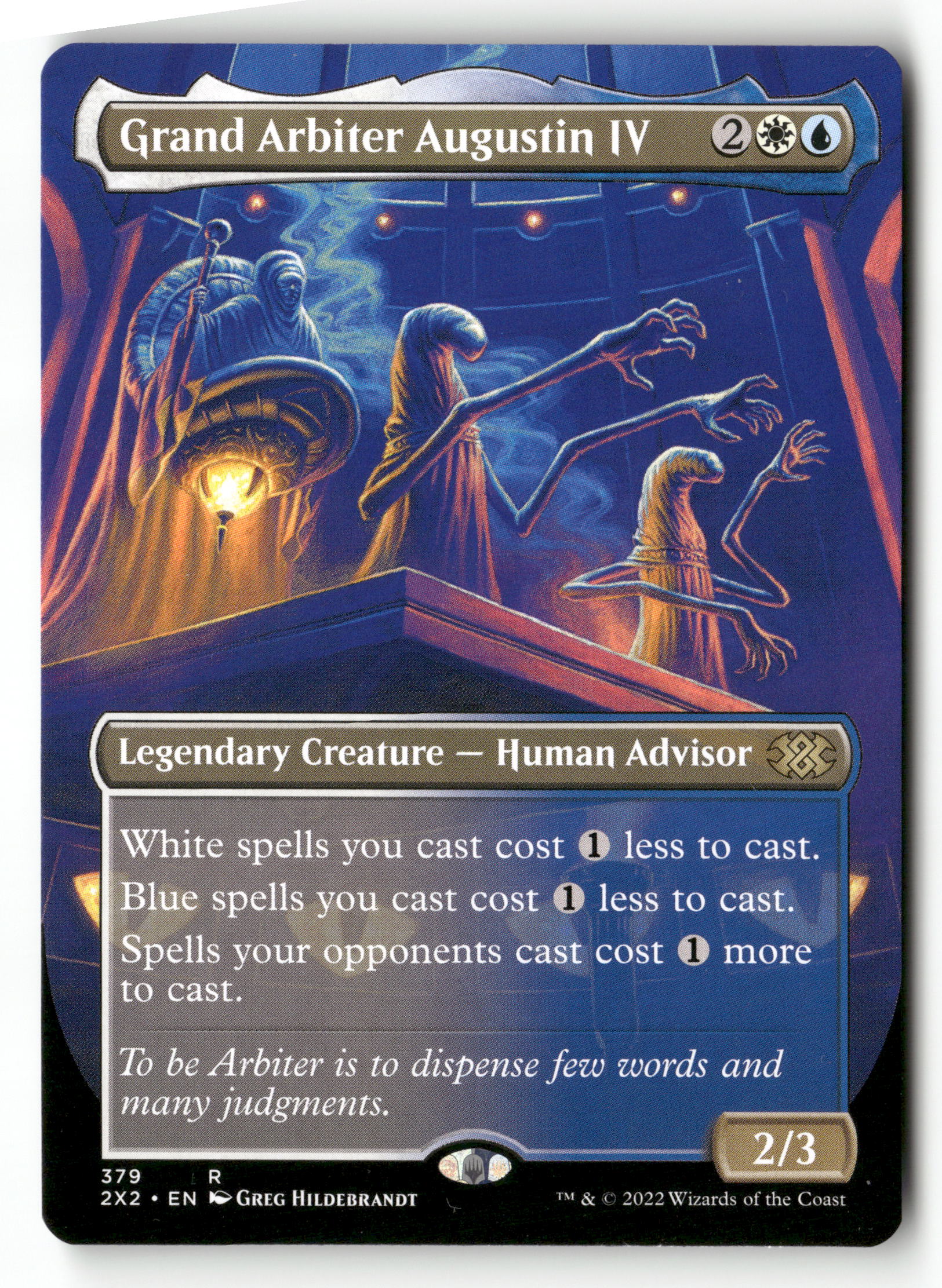 MTG Double Masters 2022 379 Grand Arbiter Augustin IV (Borderless) R NM