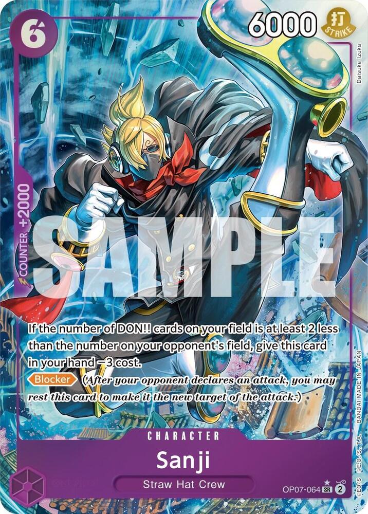 Sanji OP07-064 (500 Years in the Future)  - Alternate Art Foil