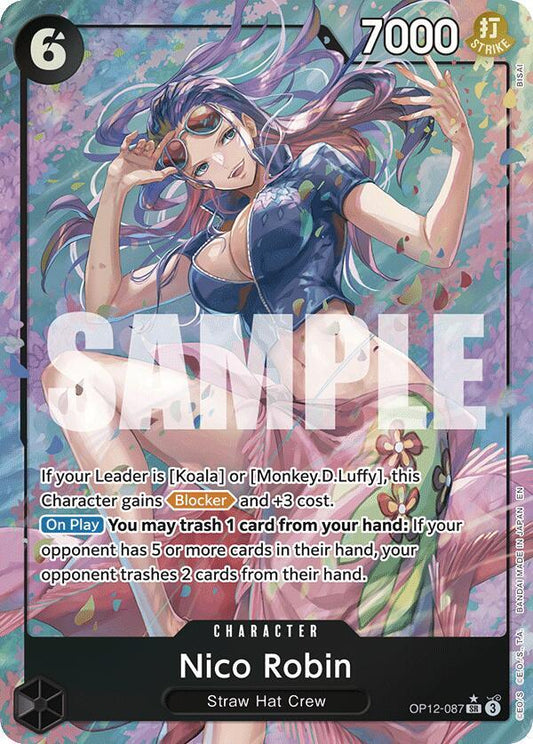 Nico Robin OP12-087 (Legacy of the Master)  - Alternate Art Foil