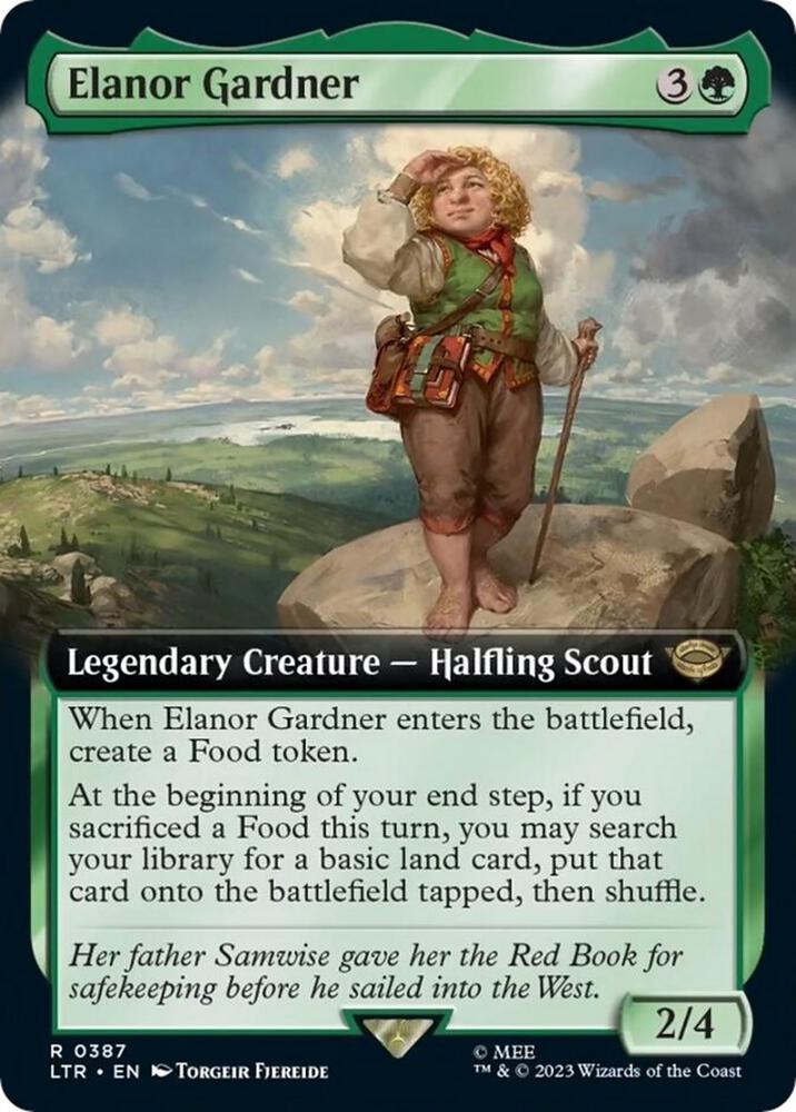 Elanor Gardner 387 (Universes Beyond: The Lord of the Rings: Tales of Middle-earth)  - Extended Art