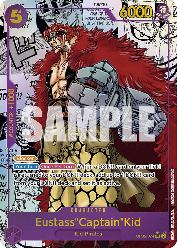 Eustass"Captain"Kid OP05-074 (Awakening of the New Era)  - Manga Foil