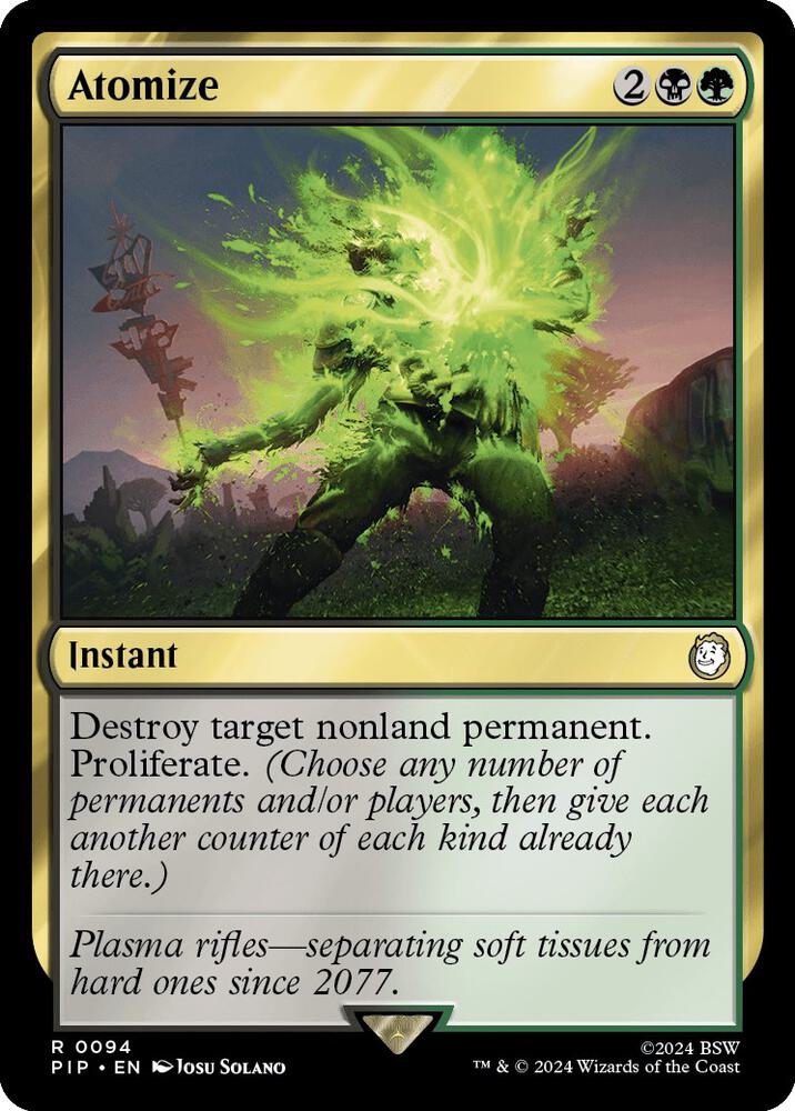 MTG Universes Beyond: Fallout 94 Atomize R NM