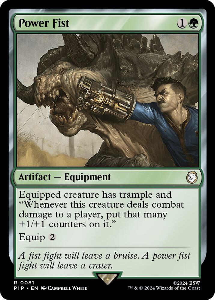 MTG Universes Beyond: Fallout 81 Power Fist R NM