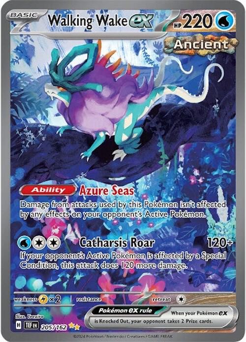 2024 Pokemon SV05: Temporal Forces Walking Wake ex - 205/162 SIR