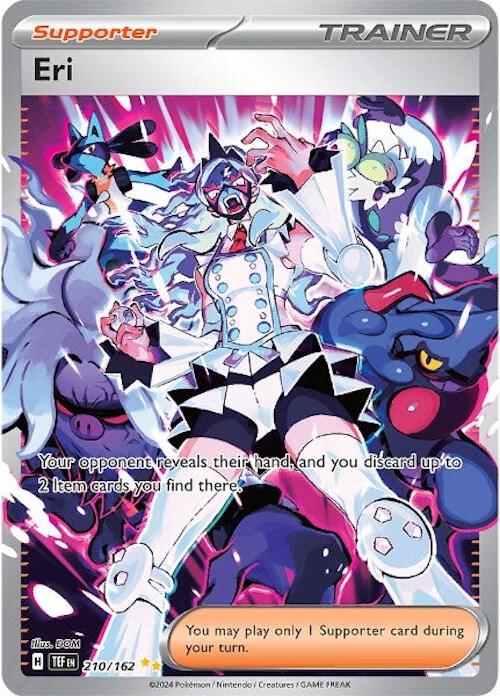 2024 Pokemon SV05: Temporal Forces Eri - 210/162 Special Illustration Rare