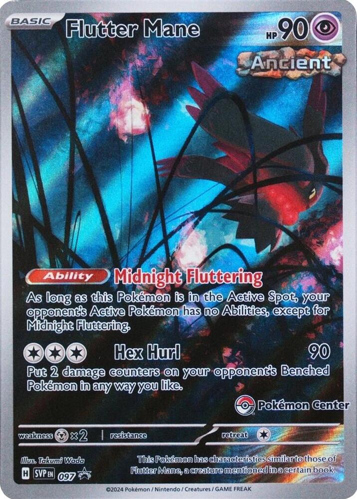 2023 Pokemon SV: Scarlet & Violet Promo Cards Flutter Mane - 097 Pokemon Center