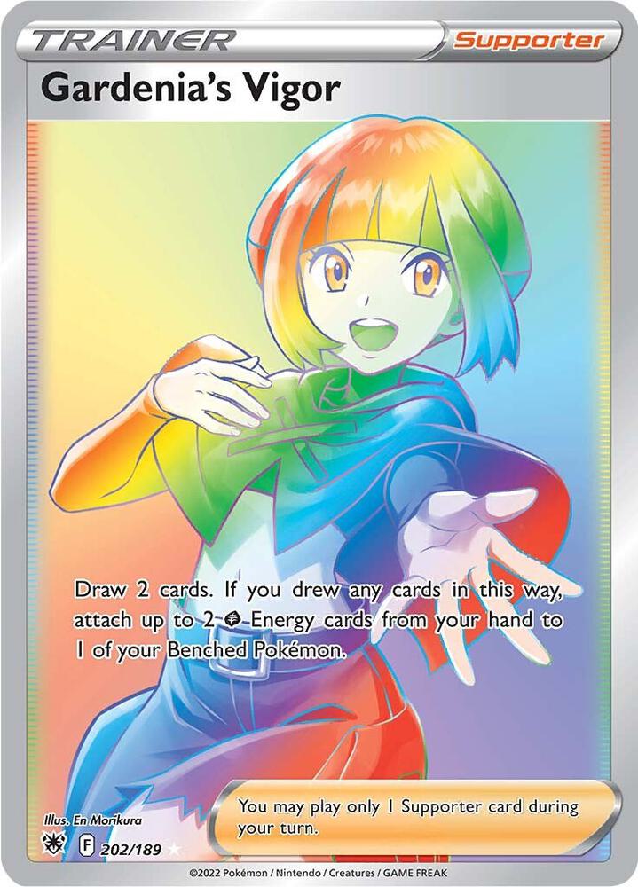 Gardenias Vigor Secret 202/189 (SWSH10: Astral Radiance)  - Holofoil