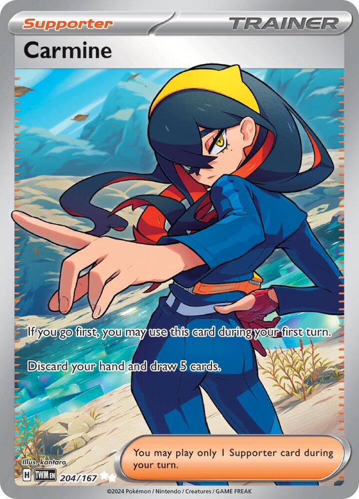2024 Pokemon SV06: Twilight Masquerade 204/167 Carmine Ultra Rare