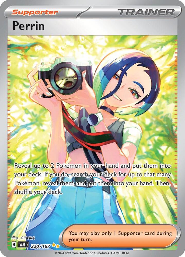 2024 Pokemon SV06: Twilight Masquerade Perrin - 220/167 SIR