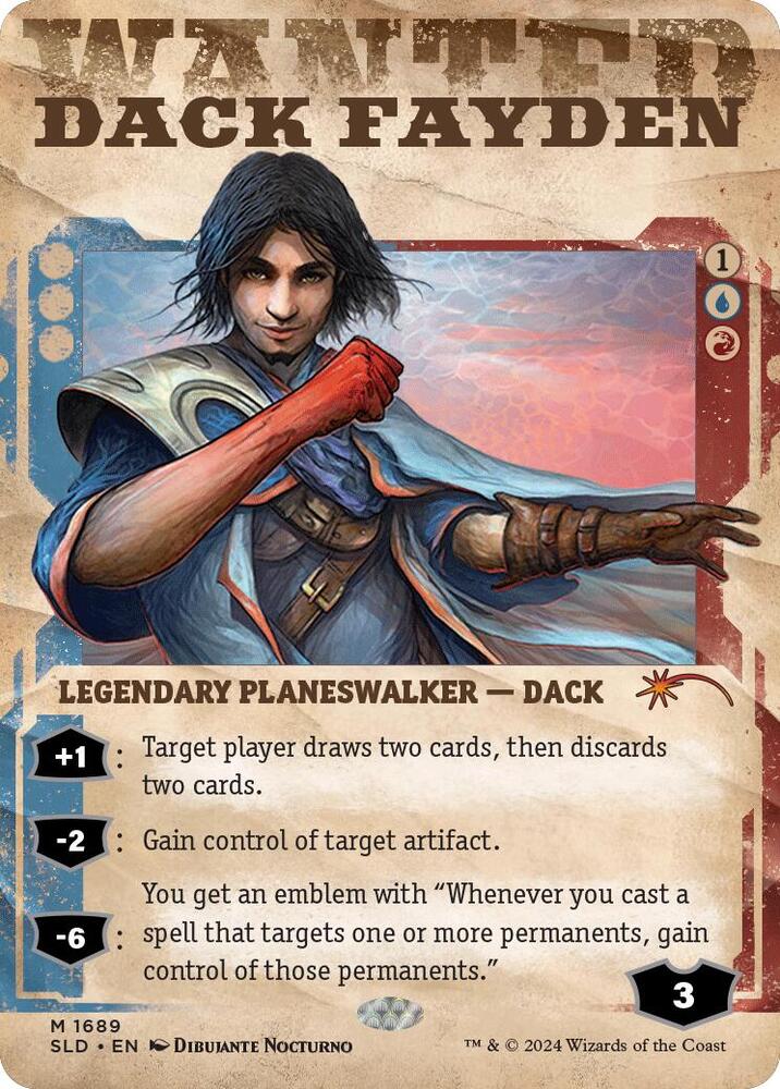 MTG Secret Lair Drop Series 1689 Dack Fayden () M NM Foil