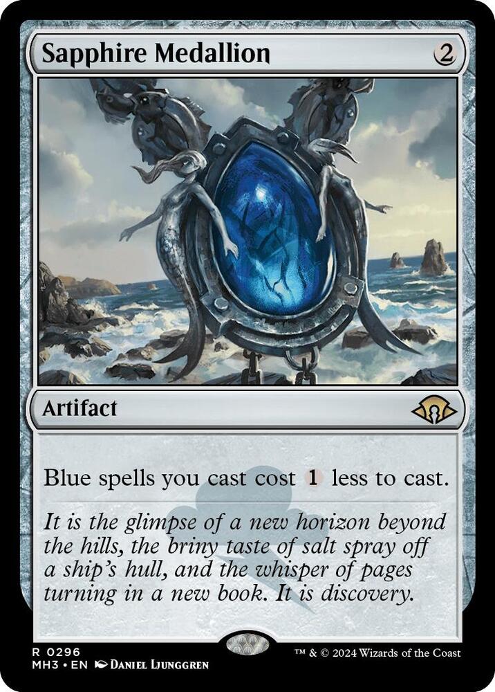 MTG Modern Horizons 3 296 Sapphire Medallion R NM