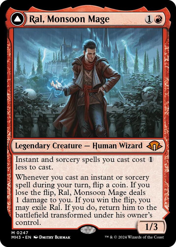 MTG Modern Horizons 3 247 Ral, Monsoon Mage M NM
