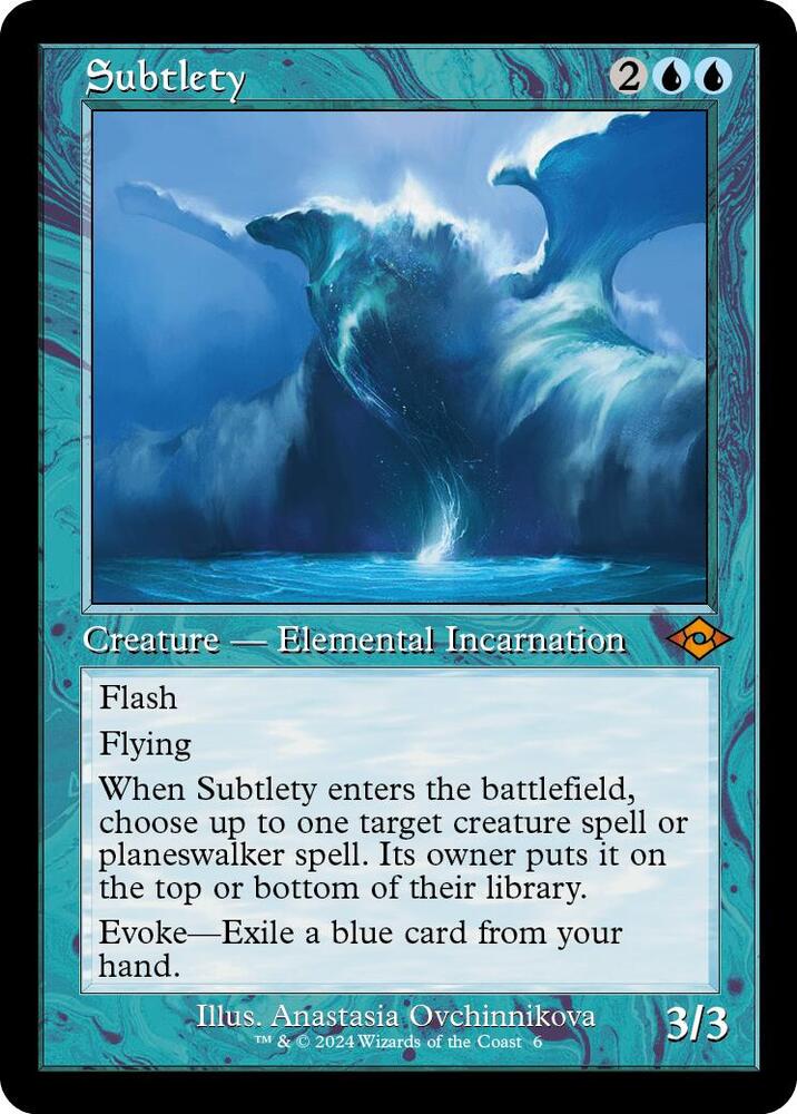 MTG Modern Horizons 2 6 Subtlety (Retro Frame) M NM