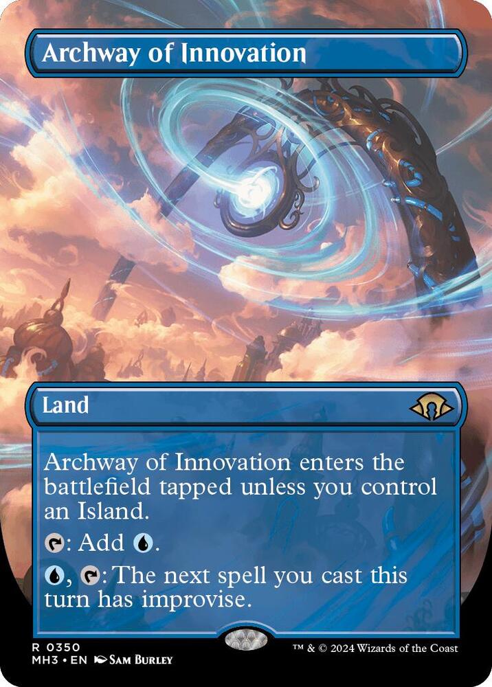 MTG Modern Horizons 3 350 Archway of Innovation (Borderless) R NM Foil