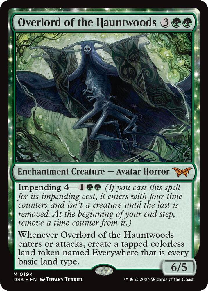 MTG Duskmourn: House of Horror 194 Overlord of the Hauntwoods M NM