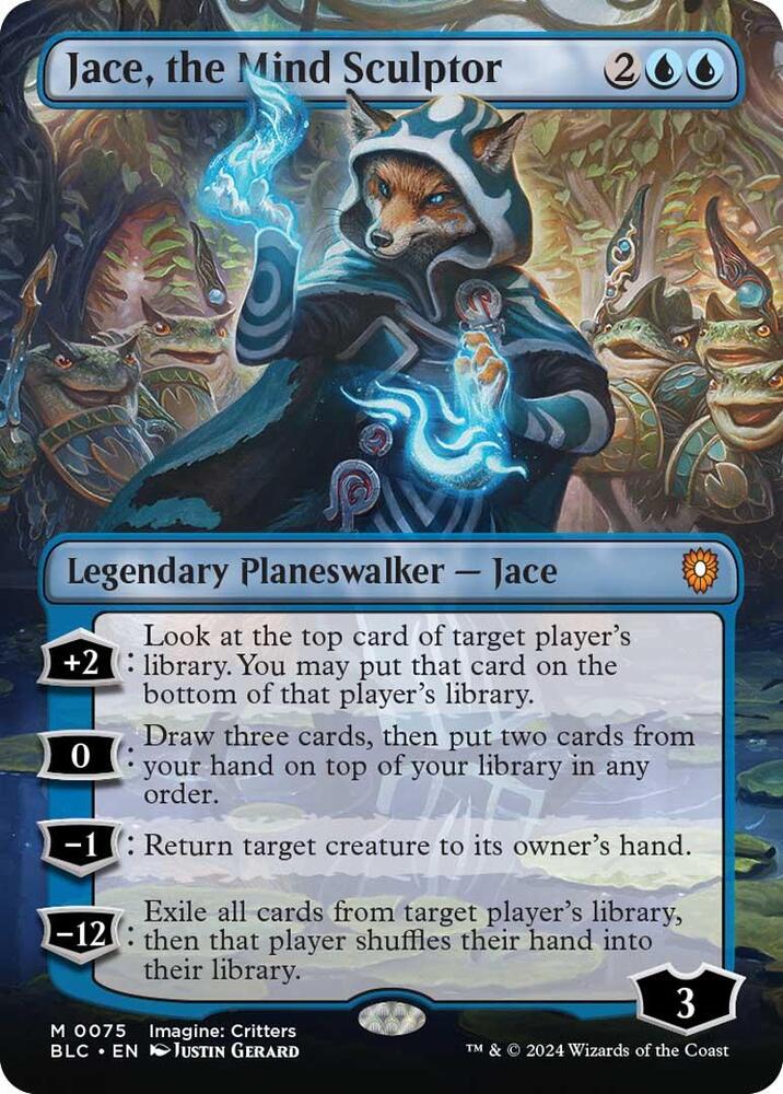 MTG Commander: Bloomburrow 75 Jace, the Mind Sculptor (Borderless) M NM