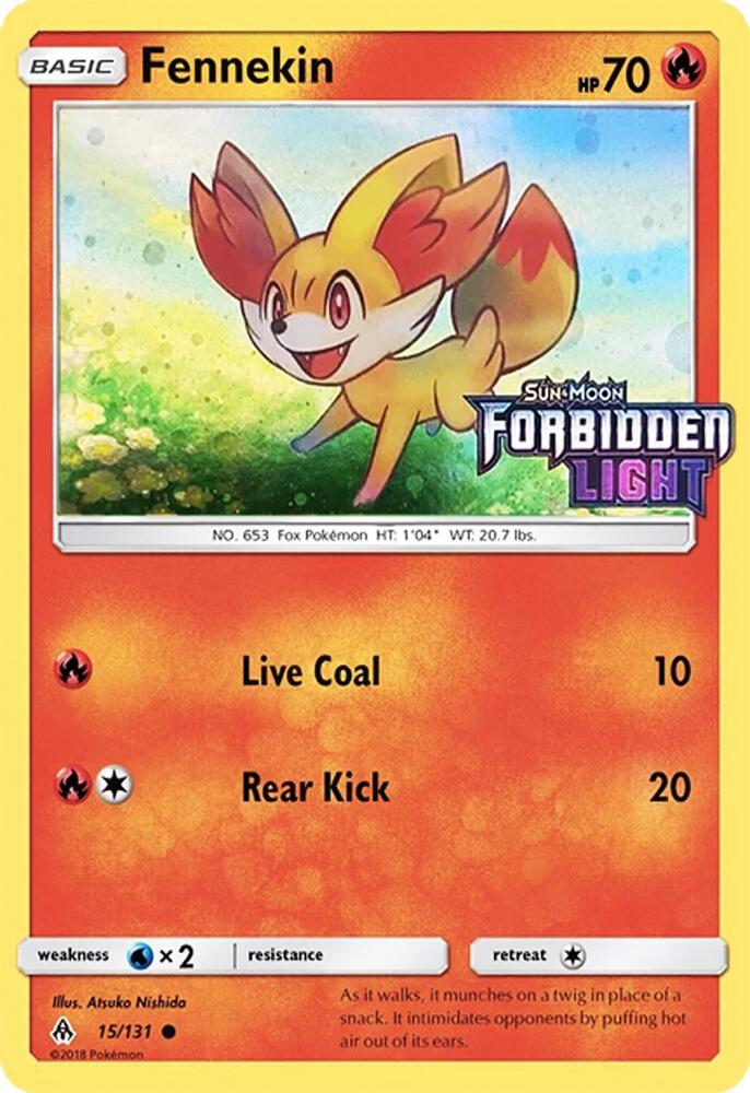 2016 Pokemon SM Promos 15/131 Fennekin - 15/131 (Toys R' Us Promo) Promo