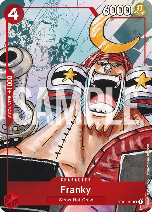 Franky (PCC 25th) ST01-010 (One Piece Promotion Cards)  - Alternate Art Foil