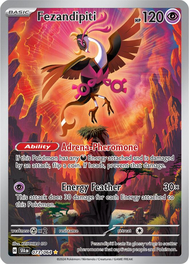 2024 Pokemon SV: Shrouded Fable Fezandipiti Illustration Rare