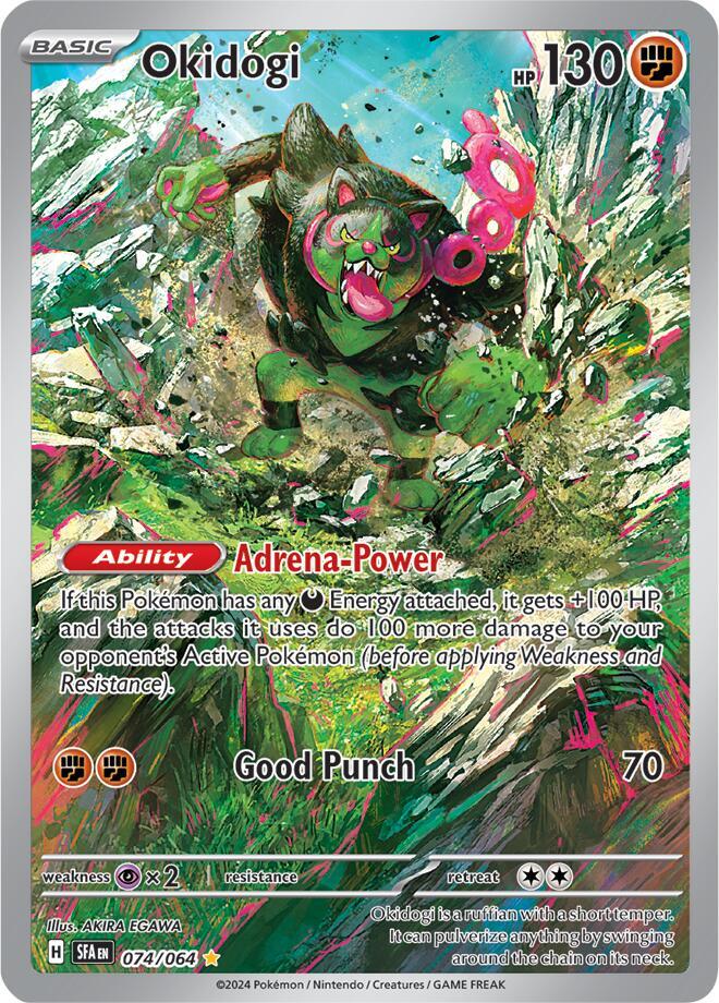 2024 Pokemon SV: Shrouded Fable Okidogi Illustration Rare