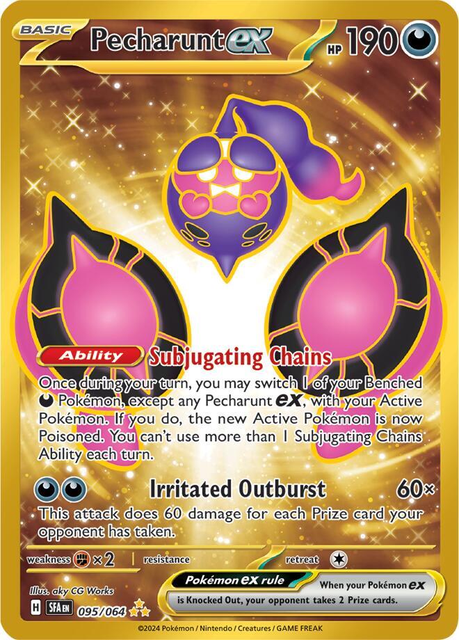 2024 Pokemon SV: Shrouded Fable Pecharunt ex - 095/064 Hyper Rare