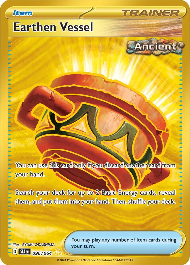 2024 Pokemon SV: Shrouded Fable Earthen Vessel Hyper Rare