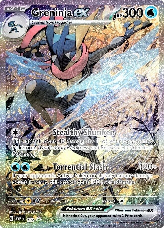 2023 Pokemon SV: Scarlet & Violet Promo Cards Greninja ex - 132 Promo