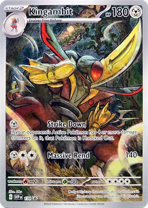 2023 Pokemon SV: Scarlet & Violet Promo Cards Kingambit - 130 Promo