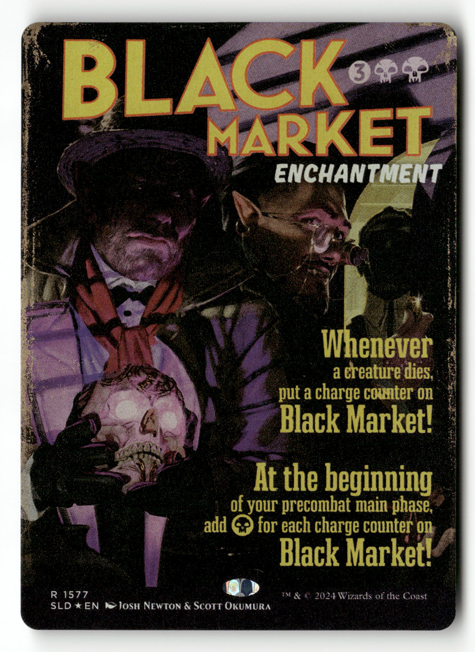 MTG Secret Lair Drop Series 1577 Black Market () (Rainbow Foil) R NM