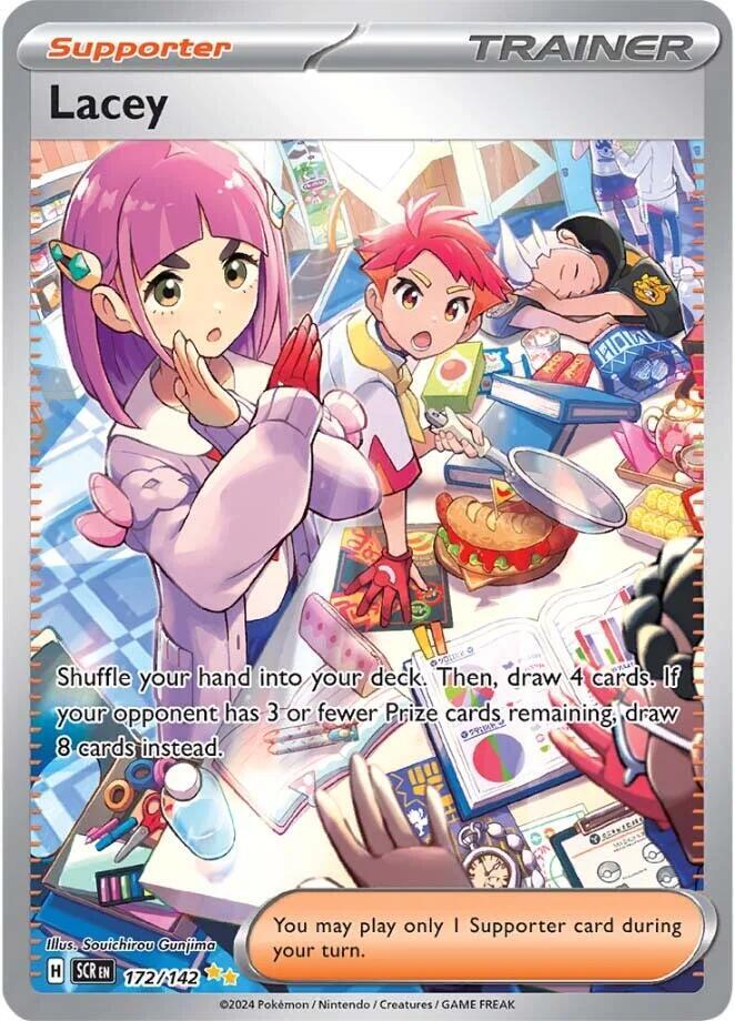 2024 Pokemon SV07: Stellar Crown Lacey - 172/142 Special Illustration Rare
