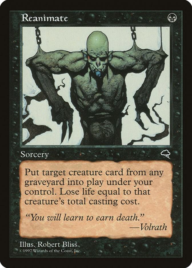 MTG Tempest 151 Reanimate U NM