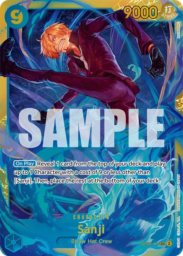 Sanji OP06-119 (Wings of the Captain)  - Foil