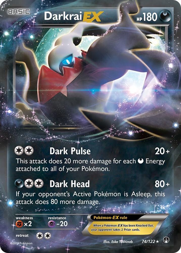 Darkrai EX 74/122 (XY - BREAKpoint)  - Holofoil