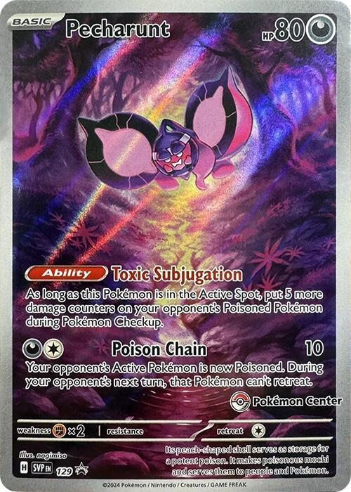 2023 Pokemon SV: Scarlet & Violet Promo Cards Pecharunt - 129 Pokemon Center