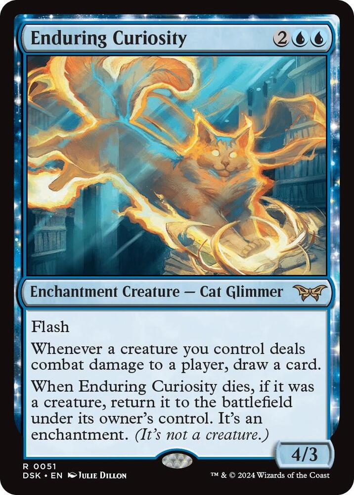 MTG Duskmourn: House of Horror 51 Enduring Curiosity R NM