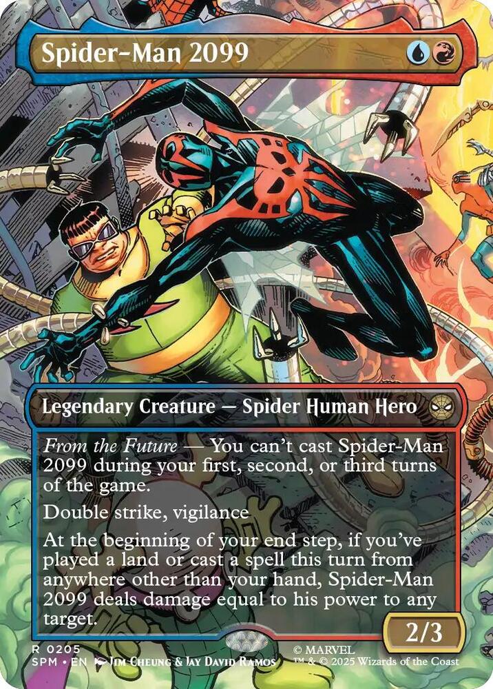 Spider-Man 2099 205 (Marvel's Spider-Man)  - Borderless Foil