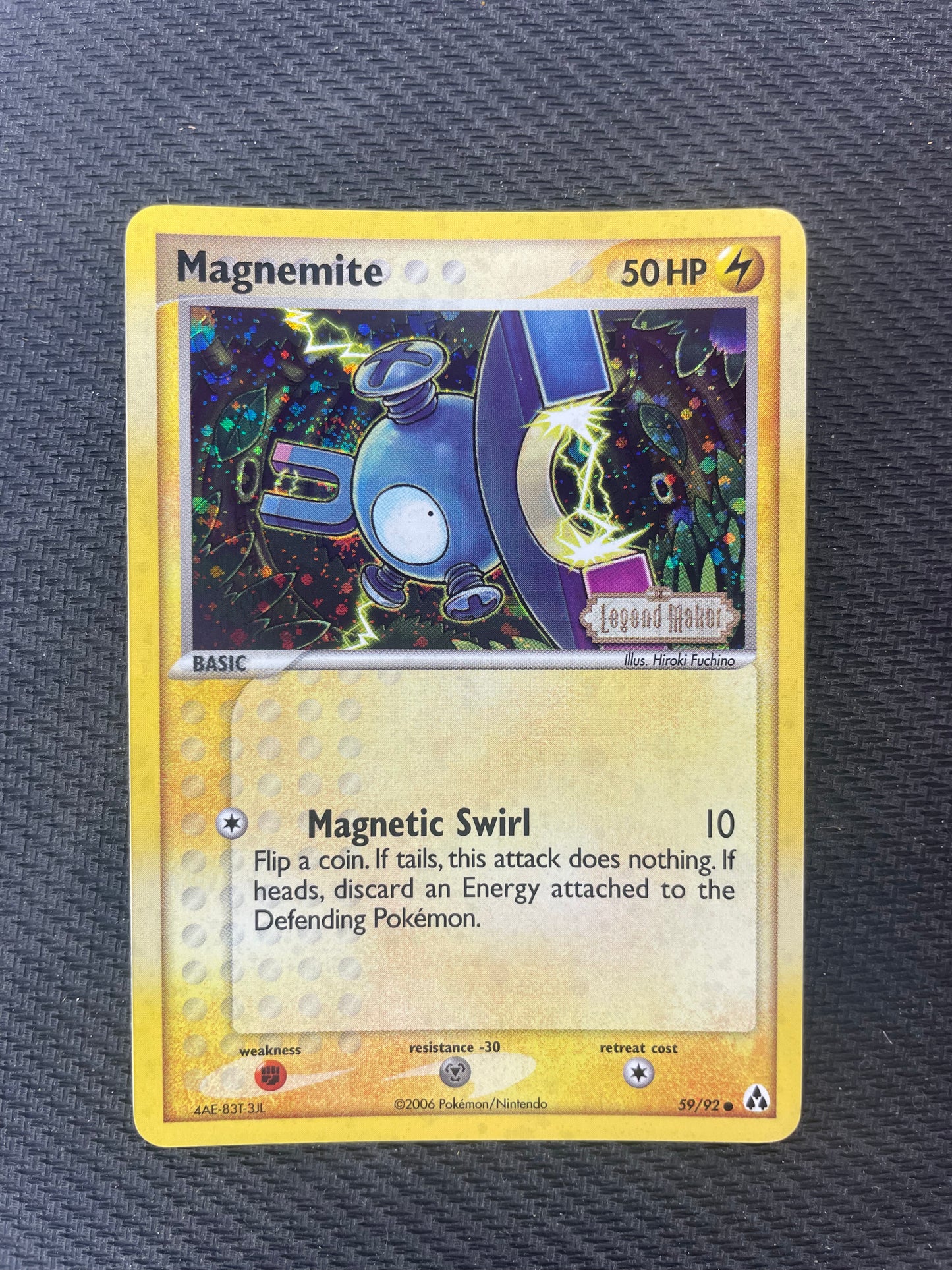 2006 Pokemon Legend Maker 59/92 Magnemite Holo – Mint Collectables